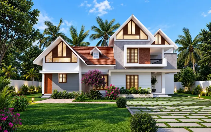 Mr. Joseph – ongoing construction project in Alappuzha by LAKSHYA Constructions & Interiors